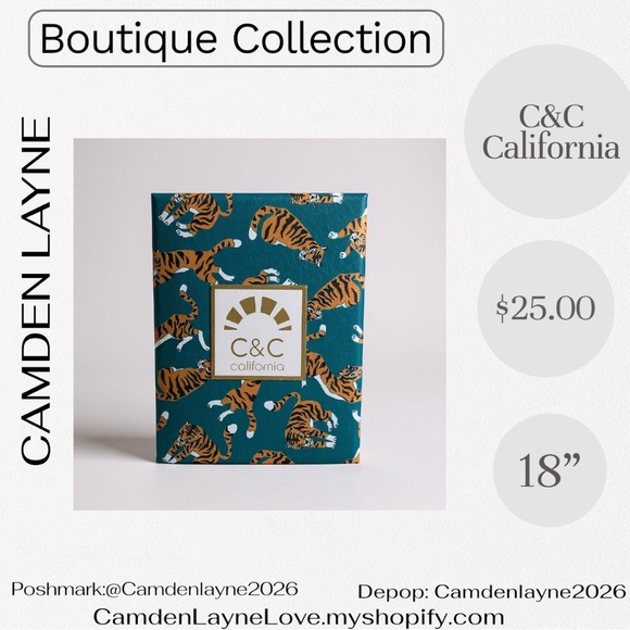 C&C California Gold and Multicolor Eye Pendant Necklace - Picture 3 of 3